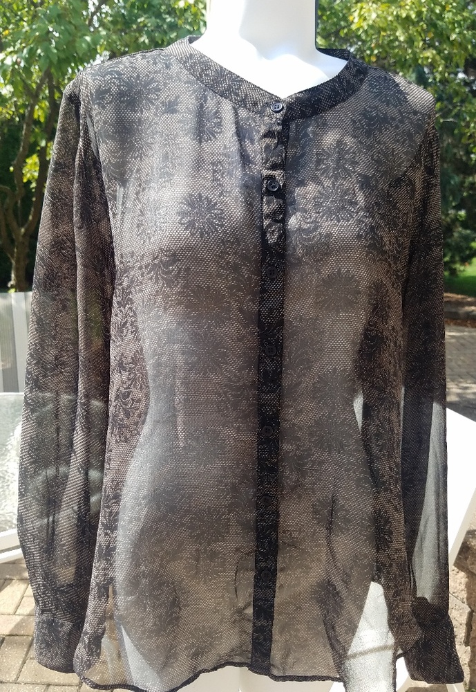 Walter Baker sheer blouse- S